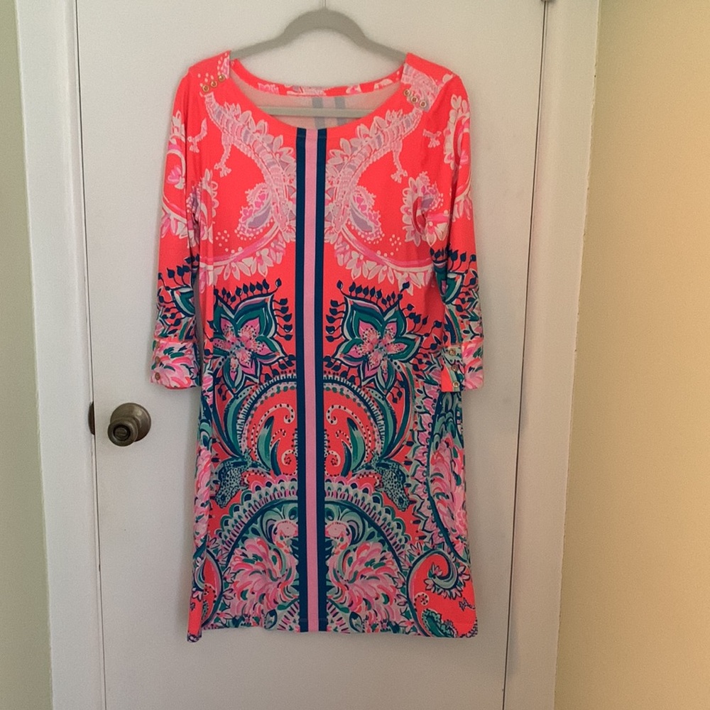 Lilly Pulitzer Sophie dress. Tangerine Dream print. Large